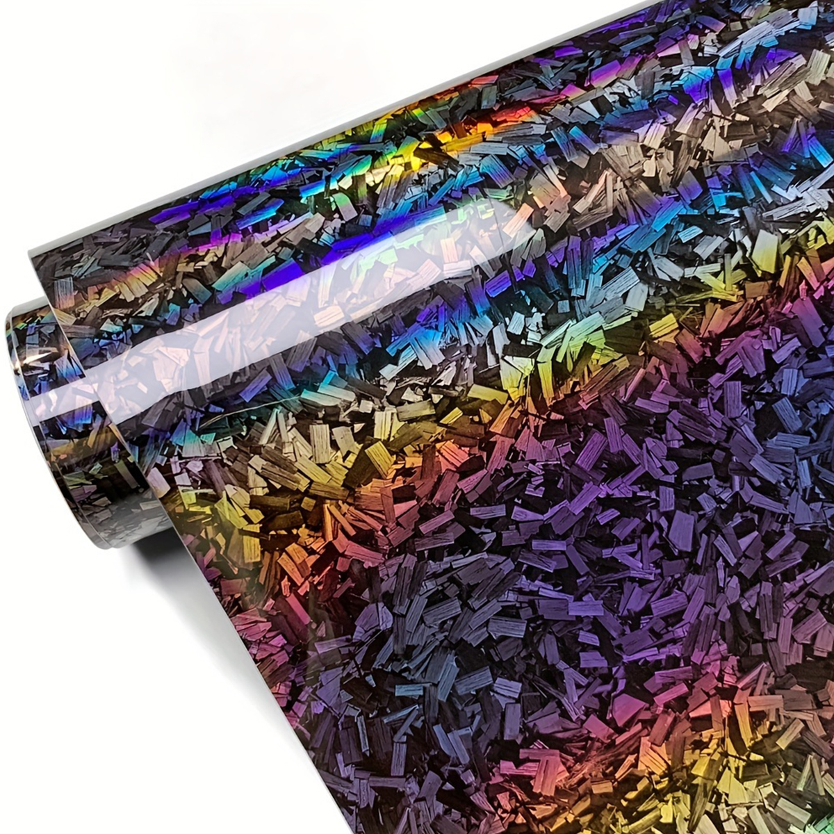 Heat Transfer Vinyl Roll - High quality PET Gloss Holographic Gold