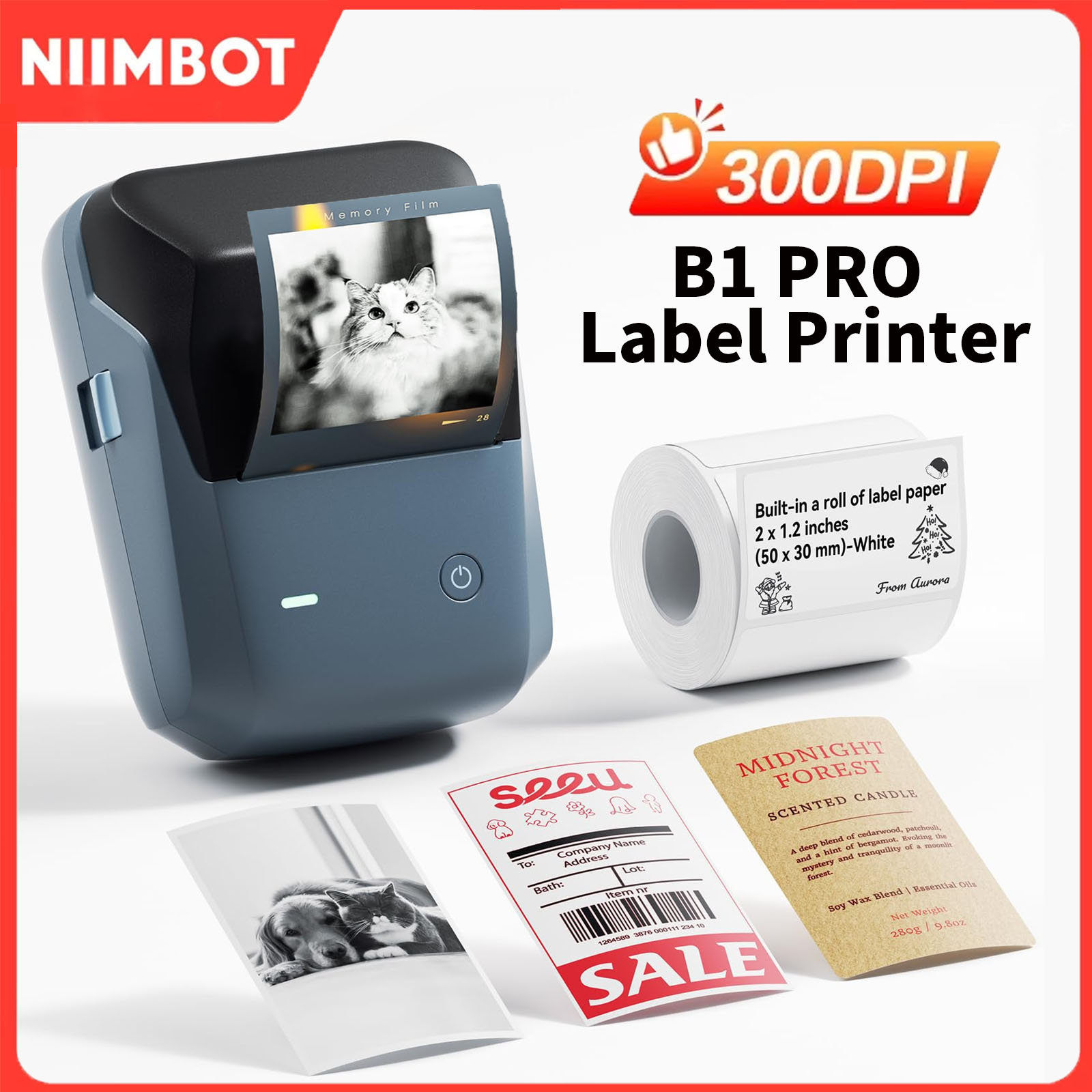 Niimbot B1/B1PRO Label Printer – Commercial Printing Network Bewertung und Preis