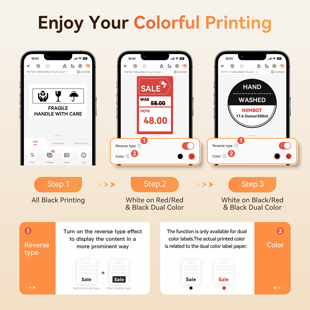 Niimbot B21 PRO Red Black Colo – Commercial Printing Network Bewertung und Preis