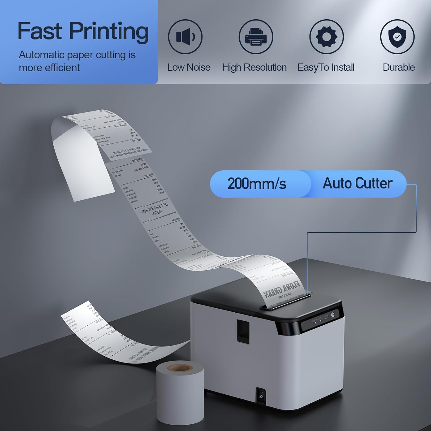 80mm Receipt Printer ESC/POS M – Commercial Printing Network Bewertung und Preis