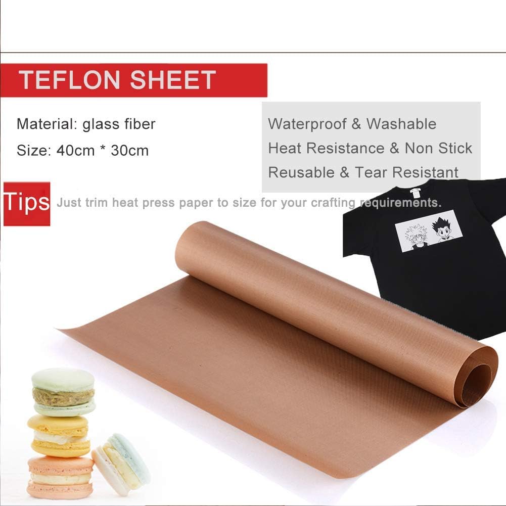 Te-flon Sheet for Heat Press,  – Heat Transfer Vinyl Roll Bewertung und Preis