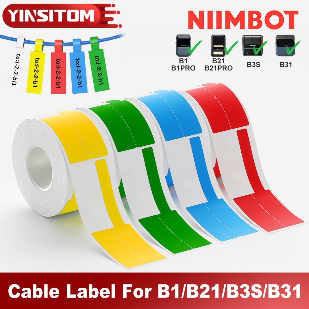 Niimbot Color Cable Label Wate – Heat Transfer Vinyl Roll Bewertung und Preis
