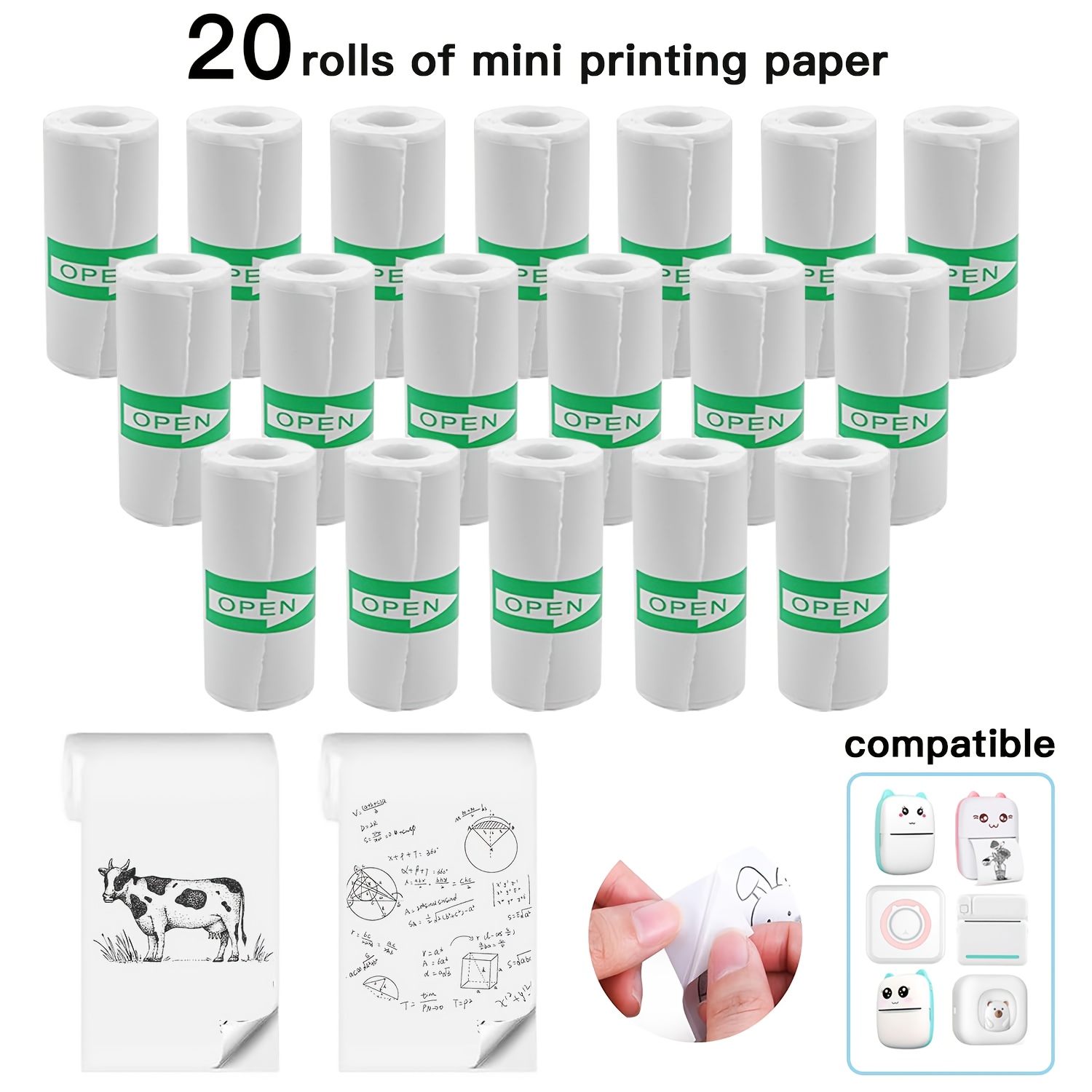 5-10-20 Rolls of Mini Printing – Heat Transfer Vinyl Roll Bewertung und Preis