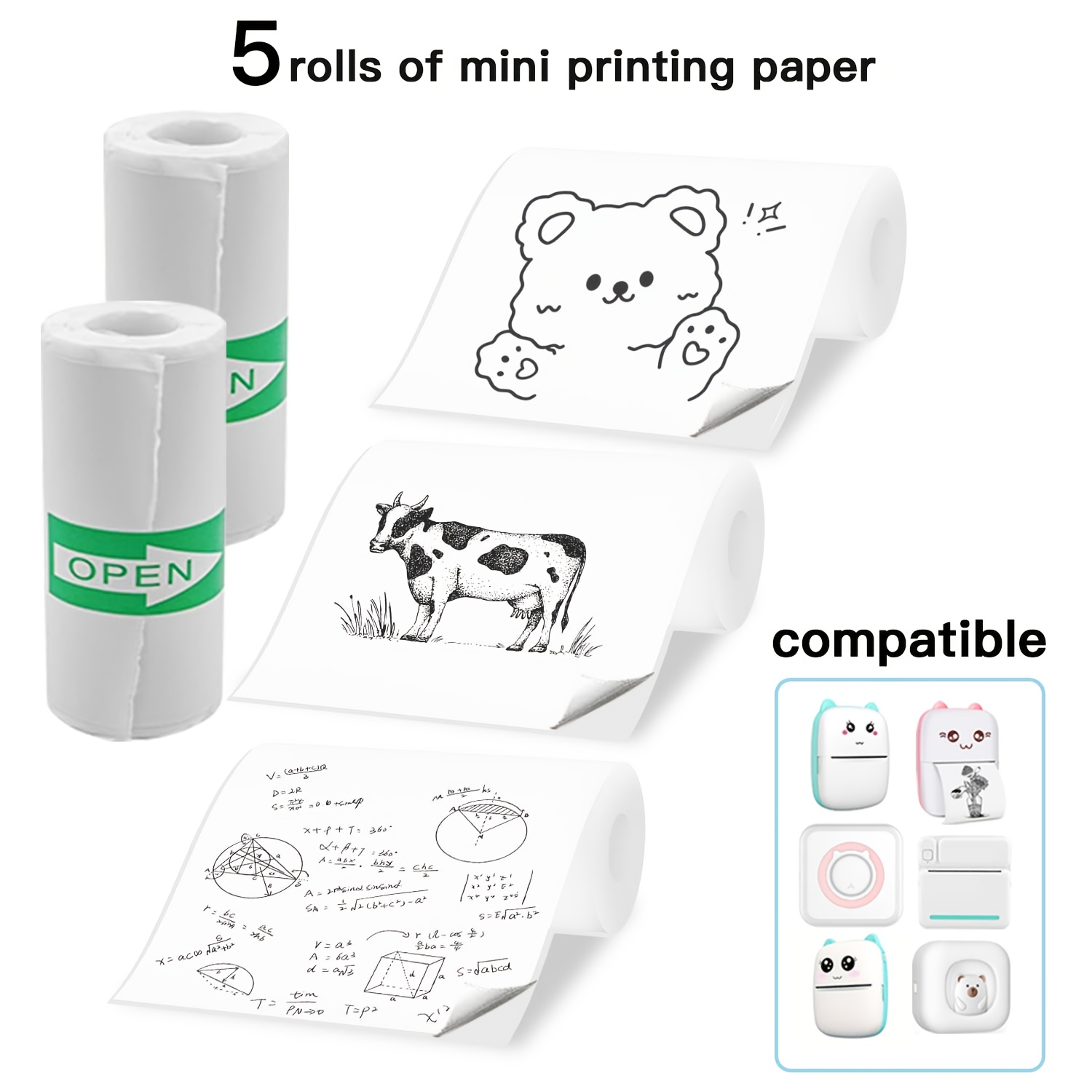5-10-20 Rolls of Mini Printing – Heat Transfer Vinyl Roll Bewertung und Preis