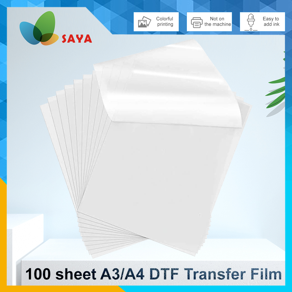 50/100 pcs DTF Film A3/A4 Doub – Heat Transfer Vinyl Roll Bewertung und Preis