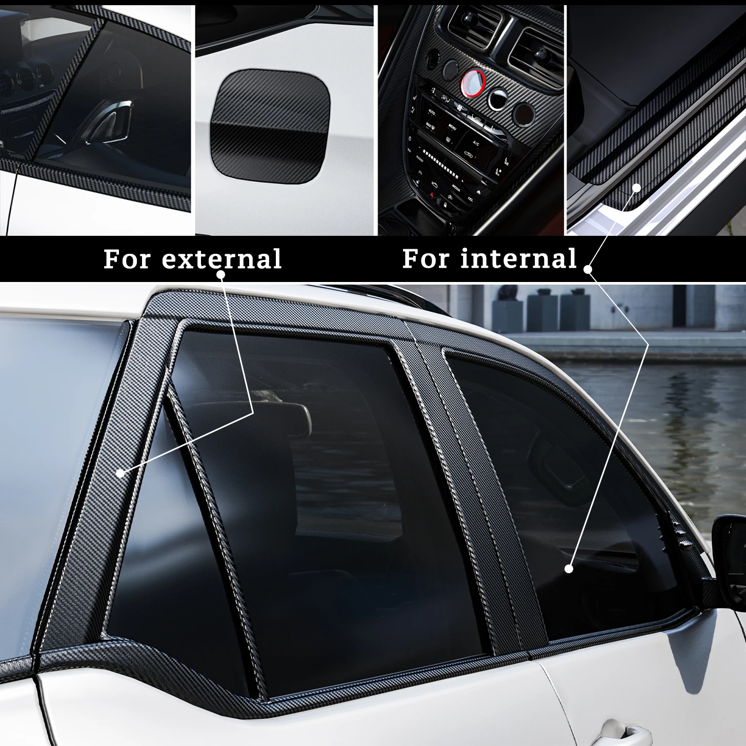 Carbon Fiber Car 3D Tape Stick – Heat Transfer Vinyl Roll Bewertung und Preis